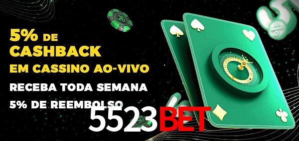 Promoções do cassino ao Vivo 5523Bet